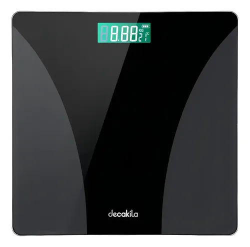 Balanza Digital Baño Corporal 180kg Vidio Templado Decakila