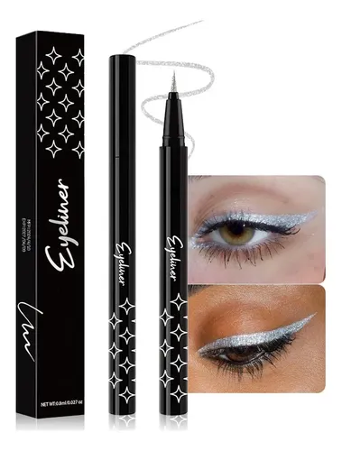 Delineador Líquido Plateado Evpct 1u Shimmer Silver