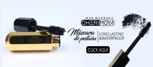 Mascara Pestañas Larga Duración Volumen Waterproof Cherimoya Color Negro