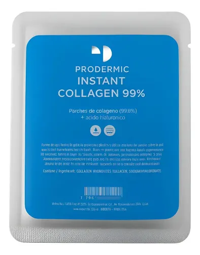 Parches de Colágeno Prodermic Instant Collagen 99% para Todo Tipo de Piel – Pack x6