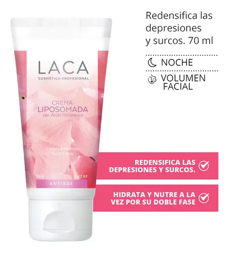 Crema Liposomada Con Acido Hialuronico Antiage Redensifica