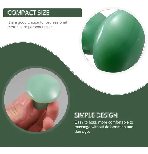 Tablas De Masaje Facial Pequeñas Con Forma De Hongo, 2 Dto.