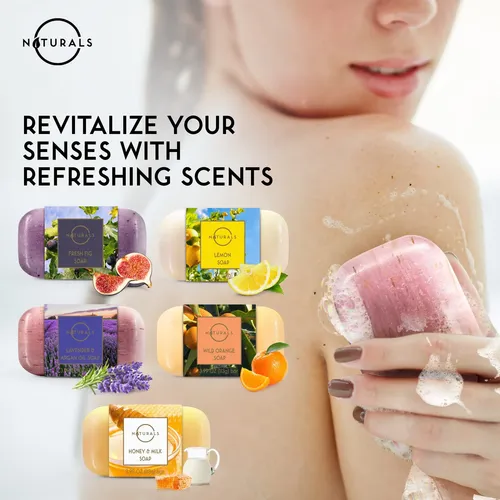 Jabón Corporal O Naturals Set 10 Unidades Exfoliante Vegano