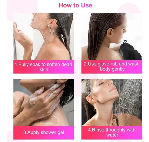 Guante Exfoliante, Guante Corporal De Microdermoabrasión *