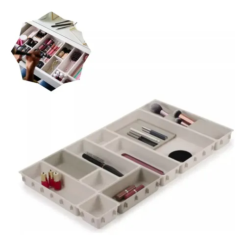 Organizador de Cajón Encastrable x10 para Maquillaje y Oficina Oh My Shop