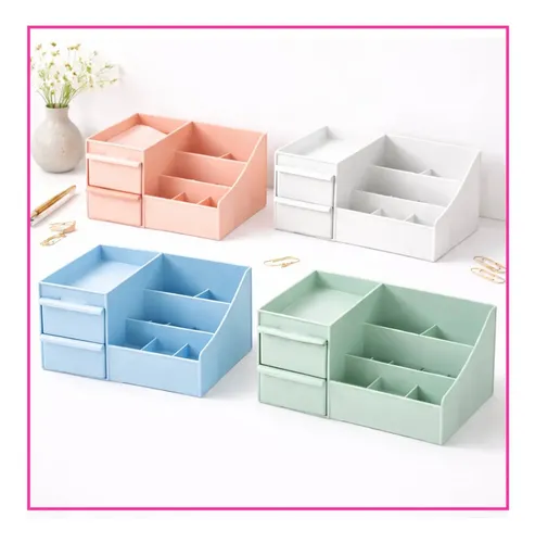 Organizador Maquillaje Cremas Escritorio Oficina Cajones