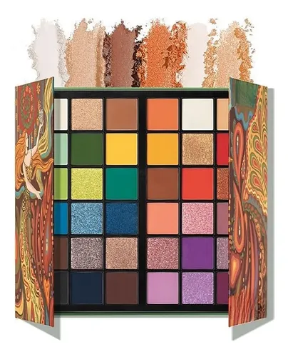 K’apeine Paleta Sombras 36 Colores Neon Mate Shimmer Glitter