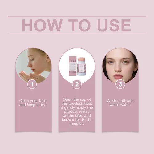 Refrescante Pore Cleansing Suave Mascarilla Facial 30g .