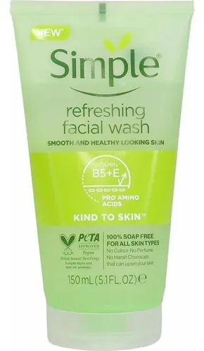 Gel Facial Refrescante Simple 150 Ml
