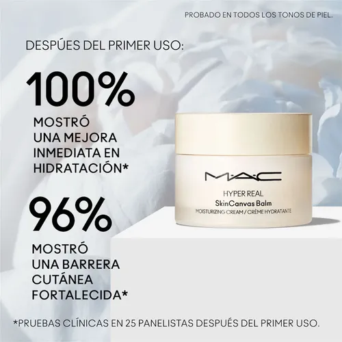 Mac Hyper Real Skincanvas Balm Crema Hidratante 50 Ml