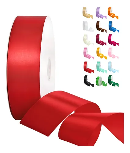 Rollo Liston Satinado Para Decoracion Ancho 4 Cm 91 Metros