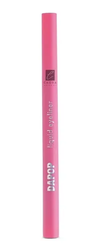 Delineador Waterprof Fibra Dapop Color Negro Efecto negro