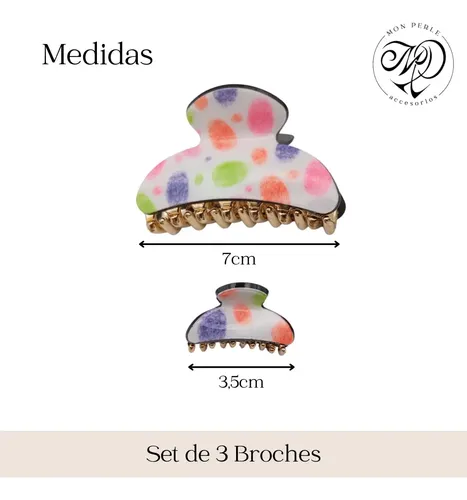 Broches De Pelo De Colores Ganchos De Colores Clips De Pelo Color Blanco