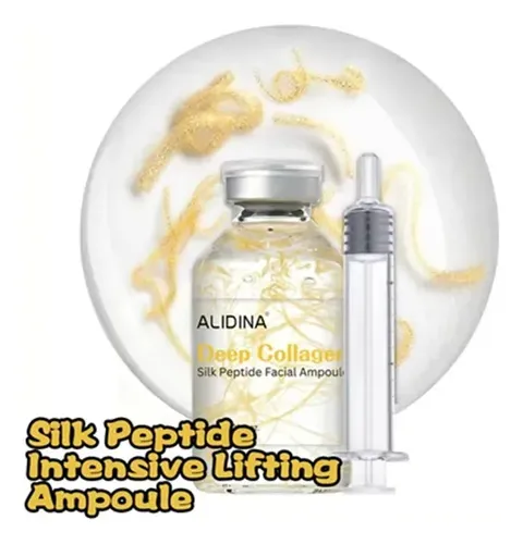 Alidina Ampula Intensiva Con Hilos Seda Colágeno Dorado 30ml