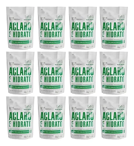 Kit Polvo Decolorante Issue Blanc Nature Aclaro Hidrato X 12