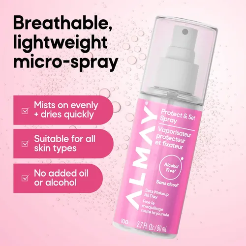 Spray Fijador Almay 80 Ml Sin Alcohol Y Vegano