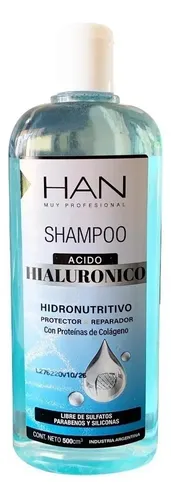 Shampoo Han Acido Hialurónico 500 Cc Hidronutritivo