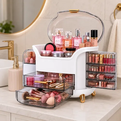 Organizador Porta Cosmético Maquillaje Cápsula Perfumes