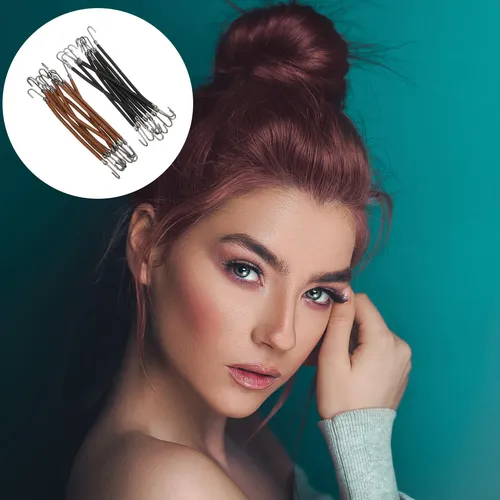 Cintas Elásticas Para El Pelo, 20 Unidades, Ganchos Para Col