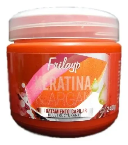 Frilayp Kit Baño De Crema X240gr – Semi Lino+keratina X12uni