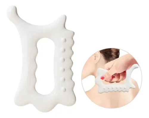 – Placa De Masaje Facial Gua Sha De Resina For Cuerpo