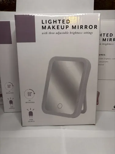 Espejo Con Led Maquillaje Usb-c Recargable Ldv