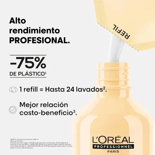Shampoo Loreal Sachet Absolut Repair Cabellos Secos 240ml