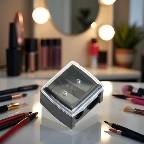 Sacapuntas De Lápiz De Maquillaje Squarezhenbo Doble