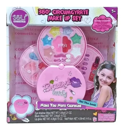 Set Maquillaje Y Uñas Desplegable 360° Poppi S22058
