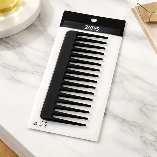 Peine Desenredante de Dientes Anchos para Cabello Rizado