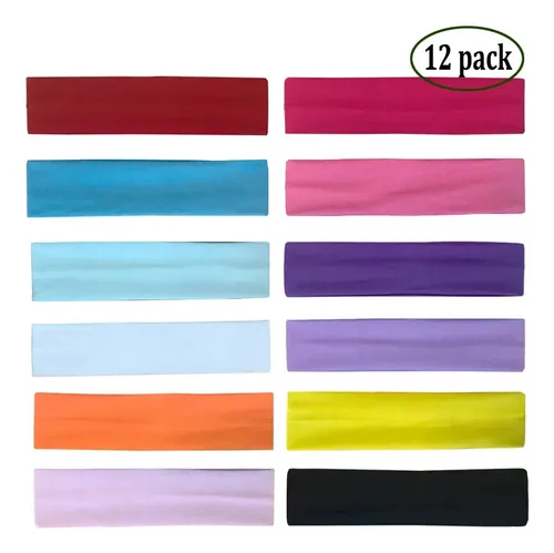 12 Packs Diademas Mujeres Cinta De Pelo Estirable…
