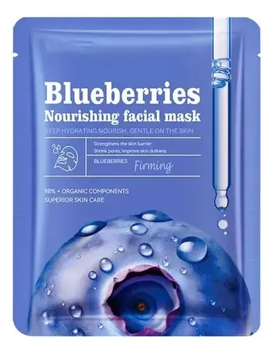 Set Mascarillas Faciales Sadoer Florales Frutales X3 Todo Tipo De Piel