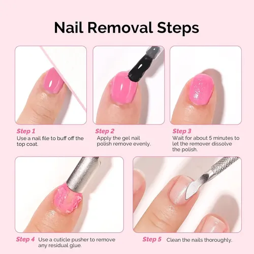 Removedor De Esmalte En Gel Melodysusie 15ml Kit Manicura