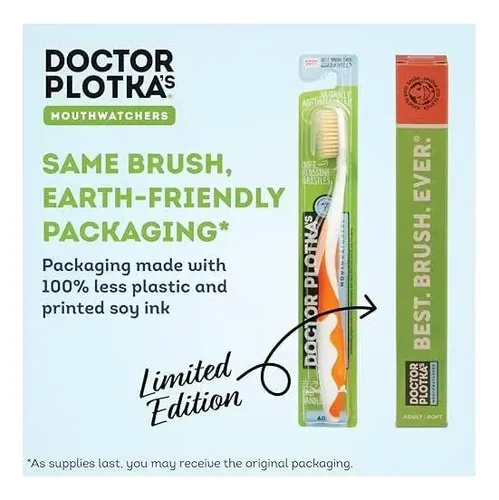 Mouthwatchers Dr Plotkas Cepillo Dientes Con Hilo Dental (3) Naranja