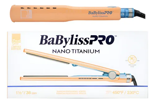Babyliss Pro Peach Glow Planchita De Pelo 4093 Plancha 6c