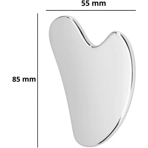 Piedra Gua Sha De Acero Inoxidable Para Masaje Facial, Antia