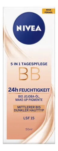 Crema Hidratante Con Color Hidratante Nivea Bb Cream, 50 Ml