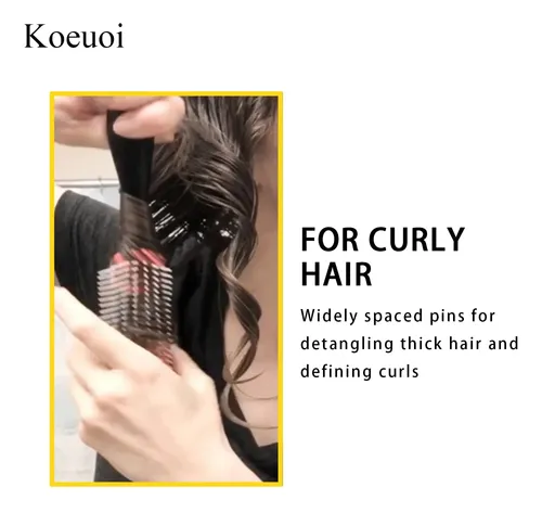 Cepillo De Pelo Koeuoi Classic Styling De 9 Hileras Para Cab