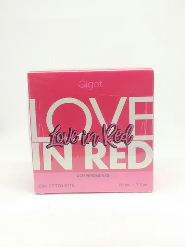 Perfume De Mujer Gigot Love In Red Eau De Toilette 50ml
