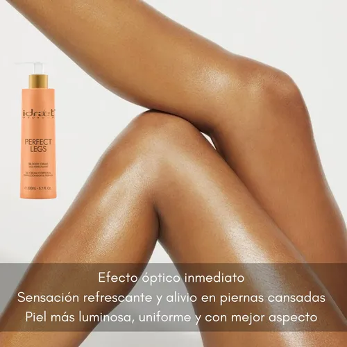 Piernas Perfectas Idraet Bb Cream Hidrata Efecto Glow 200g