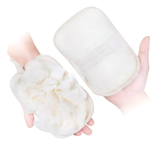Mitón De Baño Mikimini 2 En 1 Exfoliante Lufa Xl/m