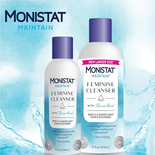 Limpiador Íntimo Femenino Monistat Ácido Bórico 16 Oz X2
