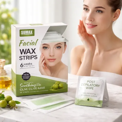 Bandas Depilatorias Rostro X15 Doble Cara Efecto Suave Sumax