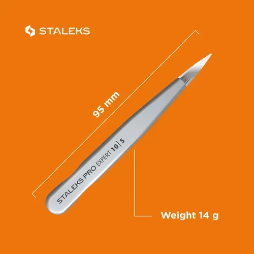 Pinzas Para Cejas Staleks Pro Expert 10 Puntas Finas