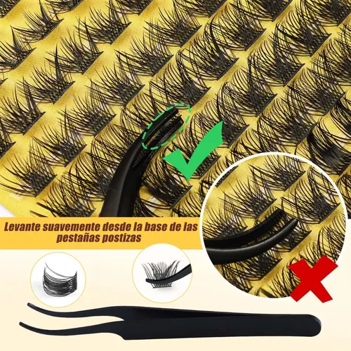 [jjm] Kit Pestañas Cmayome Mink Sintético D 168 Unidades