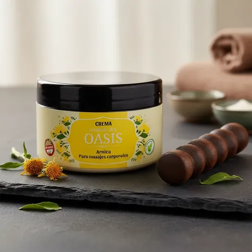 Crema Hierbas Del Oasis Para Masajes Corporales Con Árnica