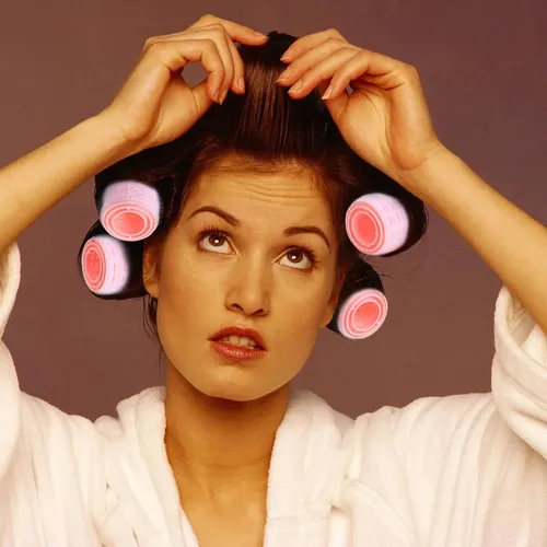Hy/ 12 Rulos De Pelo Ondulado, Autoadherentes, Para Cabello