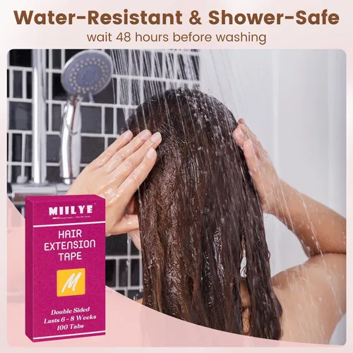 Cinta De Reemplazo Para Extensiones De Cabello Miilye, 100 T