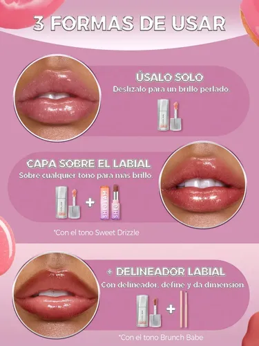 Sheglam Glass Lock Air Gloss, color sepia Kiss