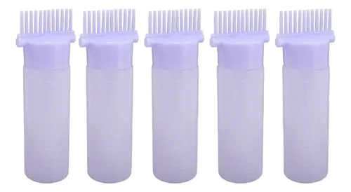 Botella Aplicadora Para Cabello, 5 Unidades, Cepillos De Ace